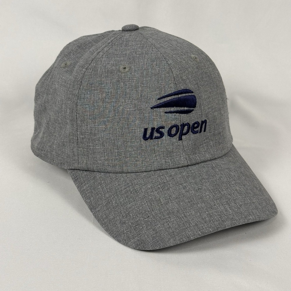 US Open Strapback Hat Gray American Needle Tennis Cap 2020 Presidents Suite